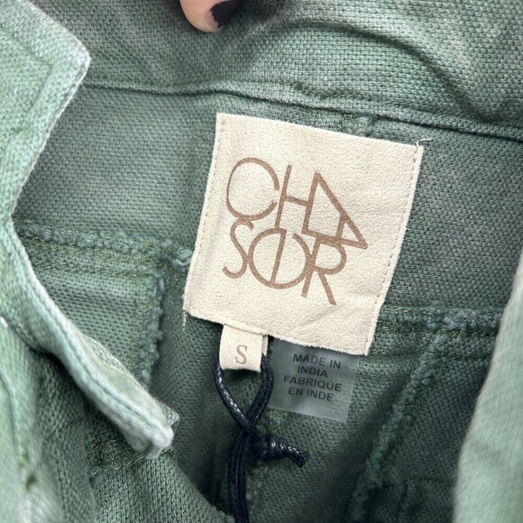 NWT CHASER Vintage Green High Rise Moto Utility Distressed Skinny Jeans Small - Picture 6 of 8